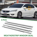 4pcs Window Weatherstrip Seal Replacement for Honda Accord (2013–2017)