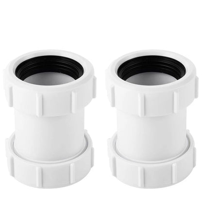 40mm PVC Connector Straight Pipe Extension for Kitchen and Bathroom Drains