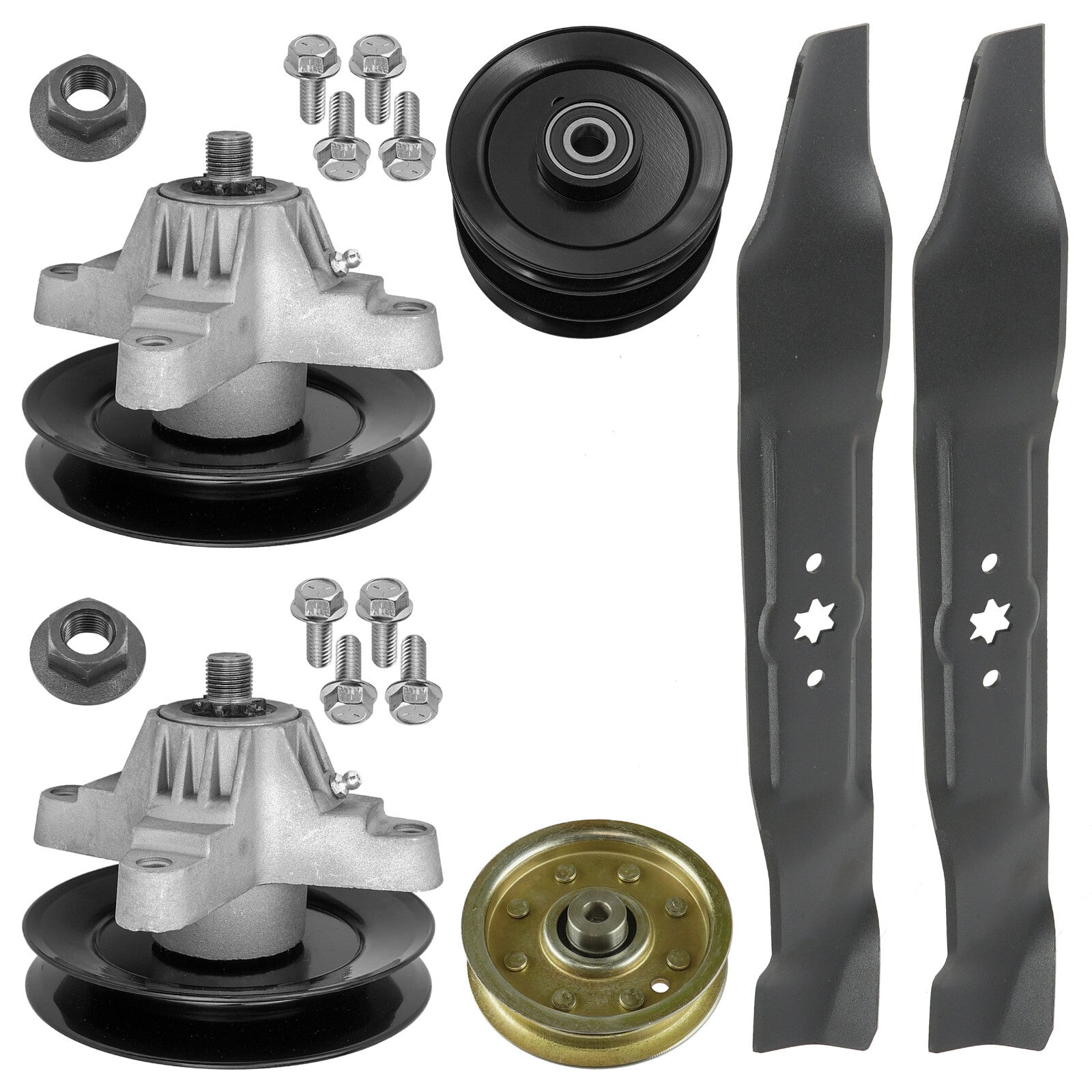 Deck Spindle Pulley Kit Replacement for MTD Ranch King Yard Machines (1990–2008)
