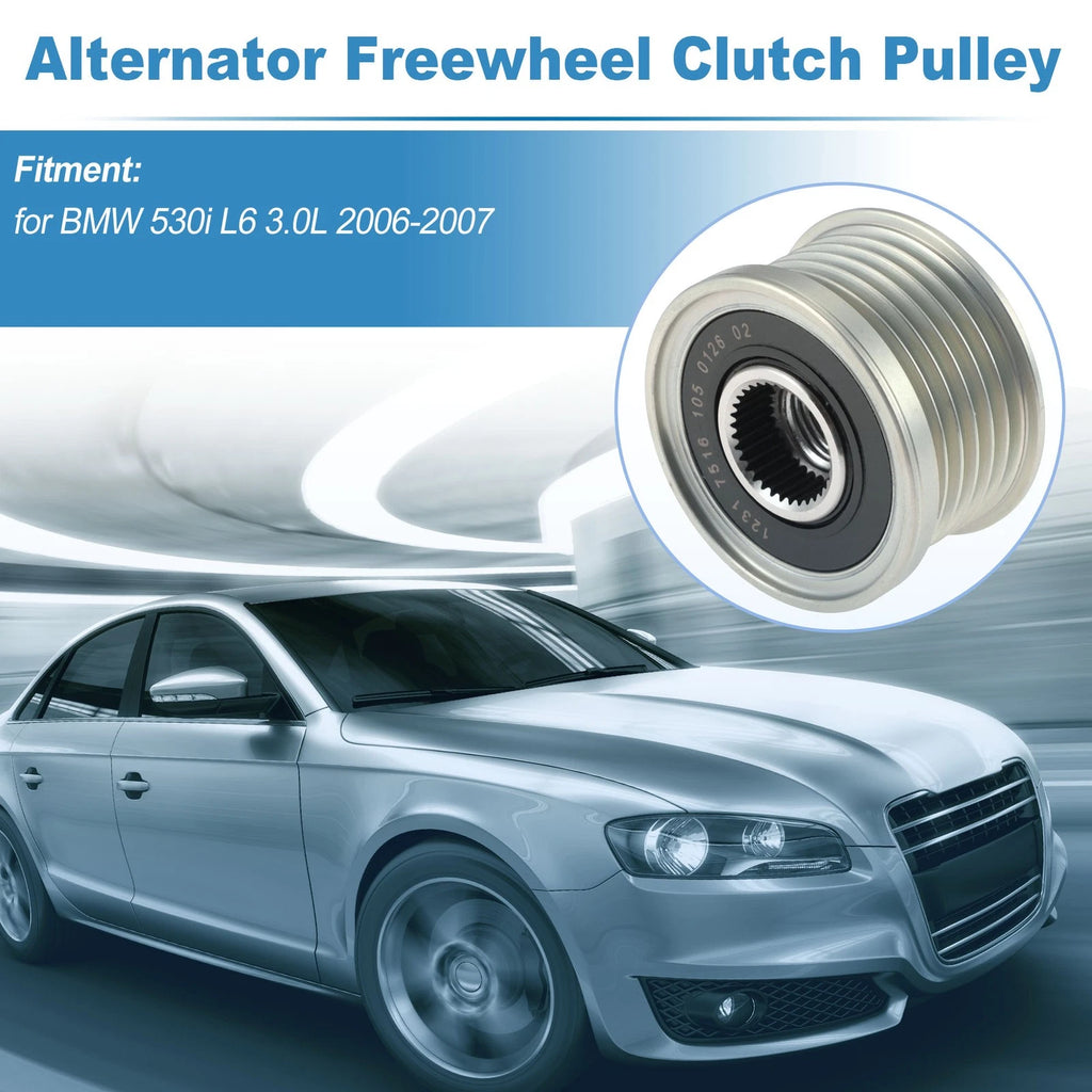 Alternator Freewheel Clutch Pulley Replacement for BMW 530i (2006–2007)