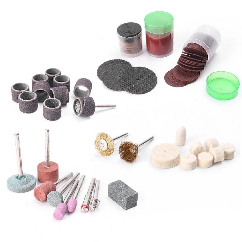 105pcs Drill Bit Rotary Set Kit Hobby Polishing Grinding Sanding Engraving