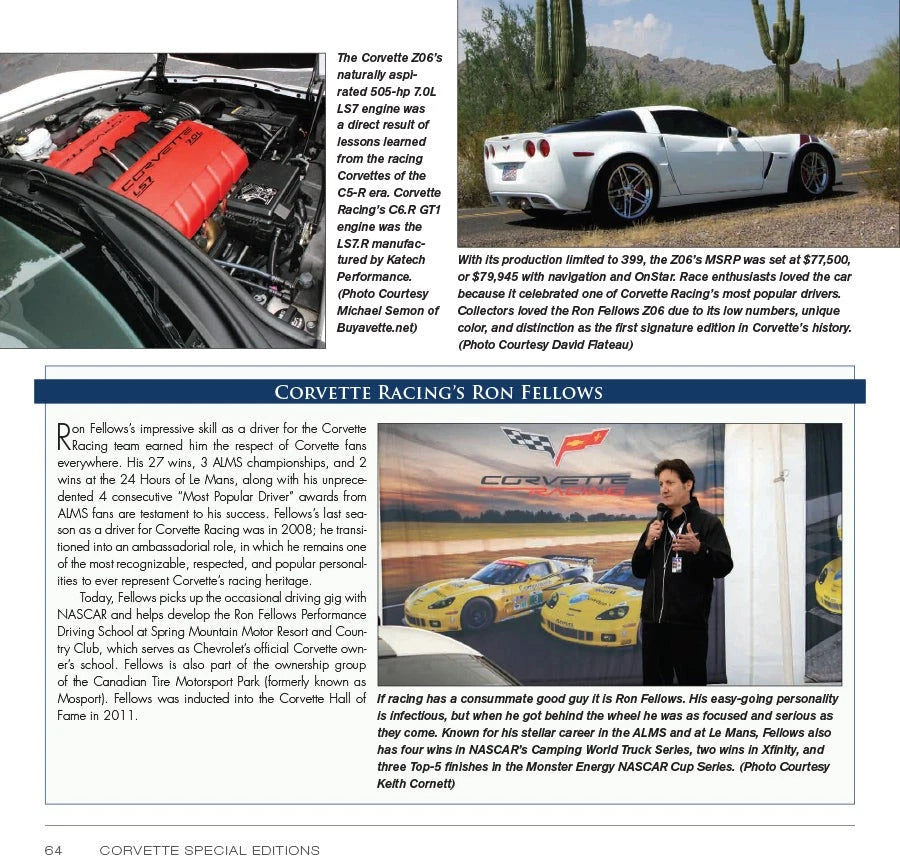 Corvette Special Editions Book for Chevrolet Corvette (All Years)