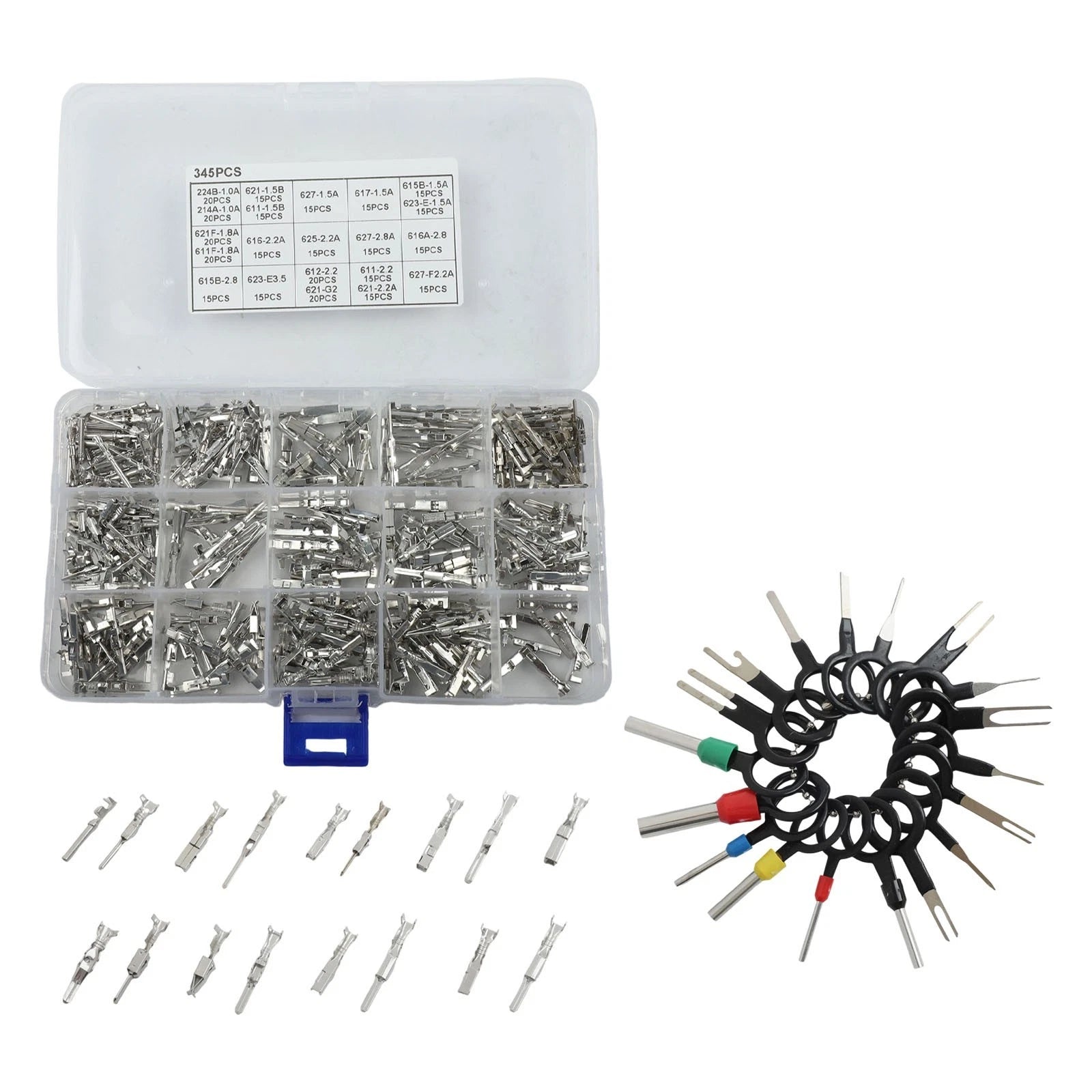 2X Terminal Pins Kit with Removal Tool for Quick Connections
