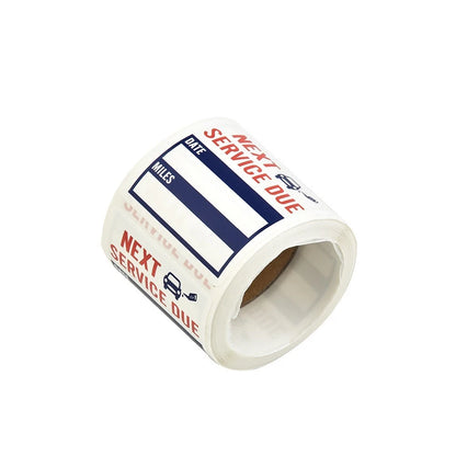 150PCS Oil Change Service Reminder Stickers for Clear Windows