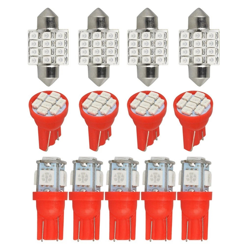 13pcs LED Dome Interior Bulbs for Car (Universal Fit)