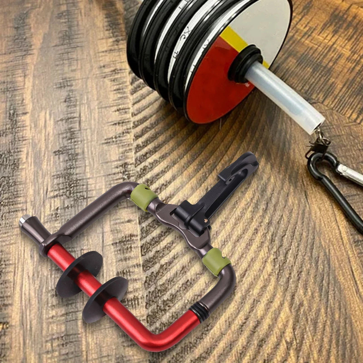 Fishing Tippet Organizer with Luminous Rubber Sleeve for Visibility