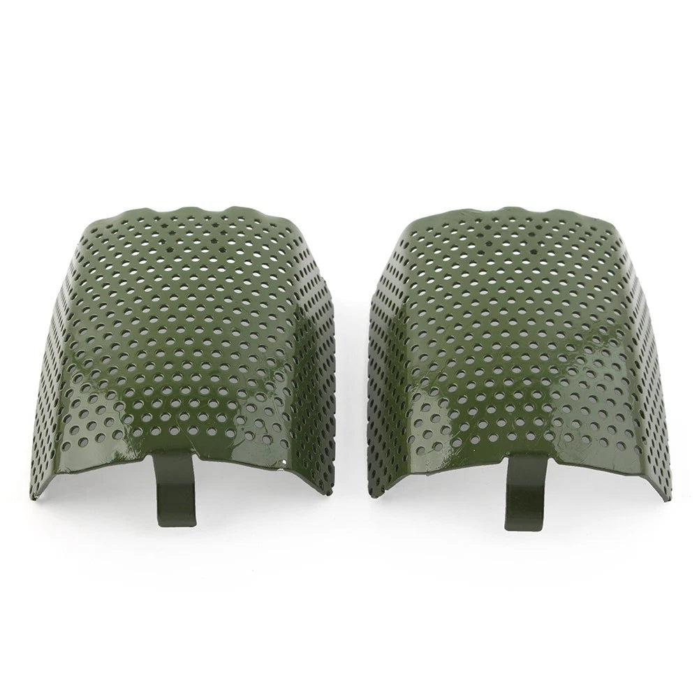 Set of 2 Green Front Caliper Screen Inserts for Harley V-Rod (2006–2019)