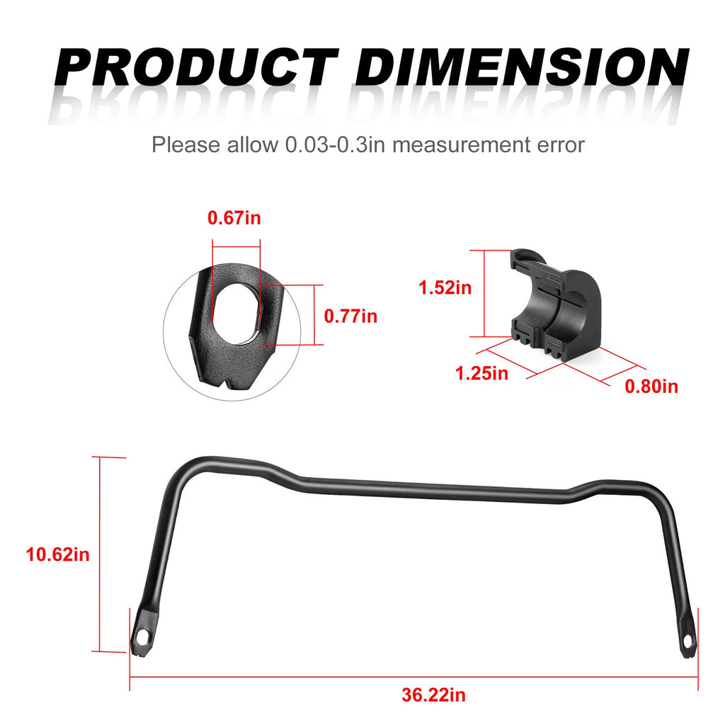 Rear Suspension Stabilizer Sway Bar for Polaris Ranger 1000 XP (2019–2020) 5341033-458