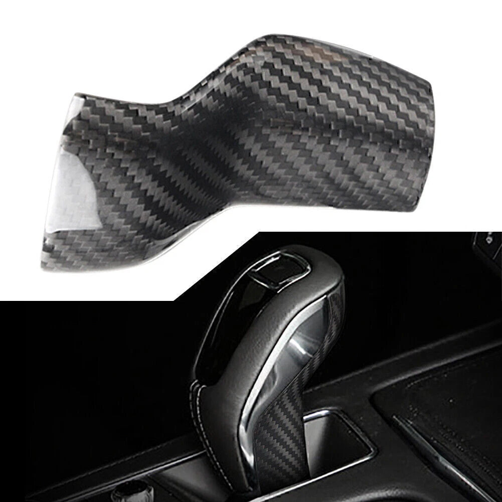 Carbon Fiber Gear Shift Knob Cover Trim for Cadillac XT4 (2018–2020)