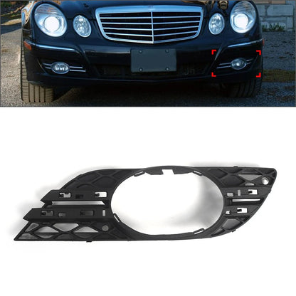 Front Fog Light Grills Cover for Mercedes-Benz E320 E350 E550 E63 (2007–2009)