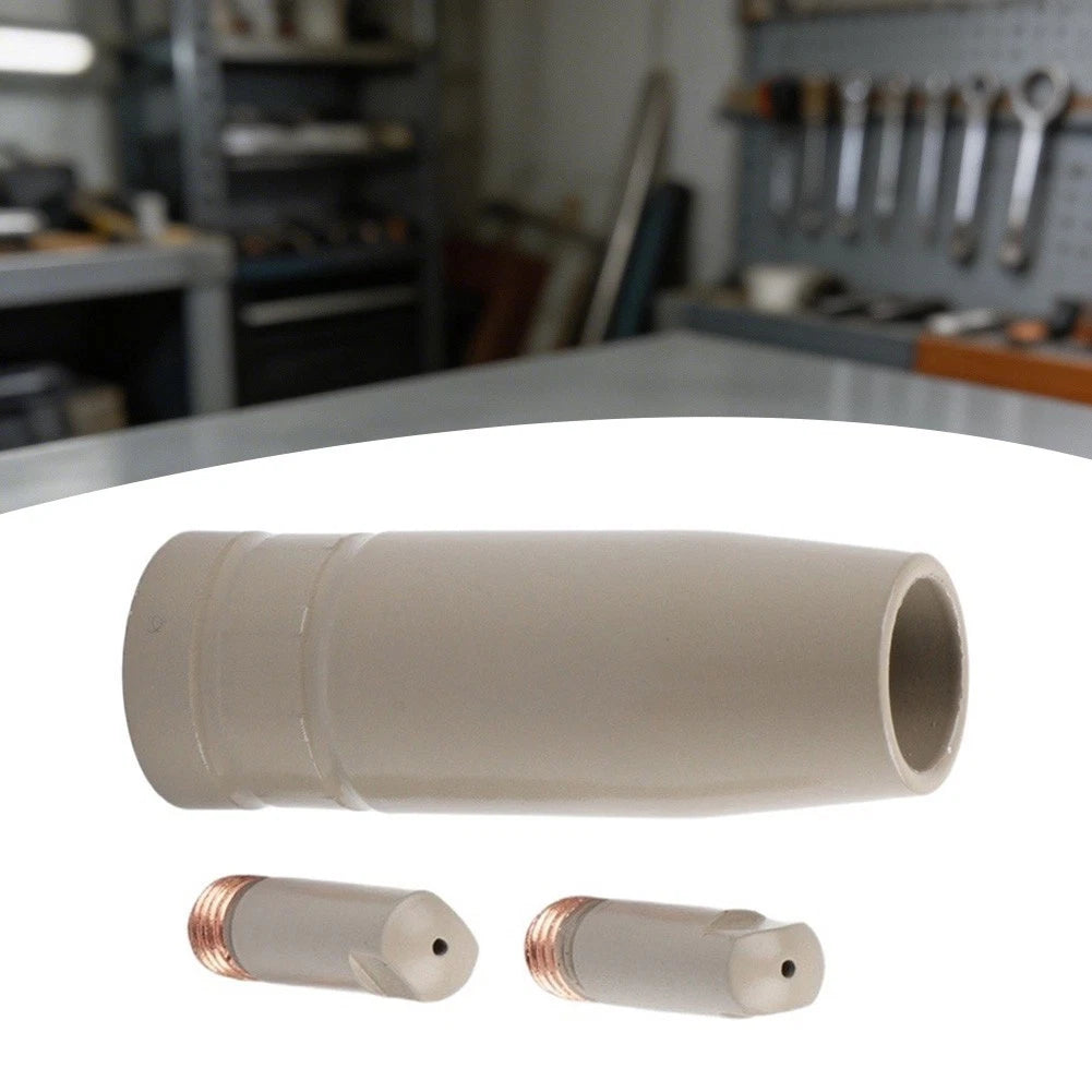 3X Mig Tips and Nozzle for 15AK Torch (Compatible)