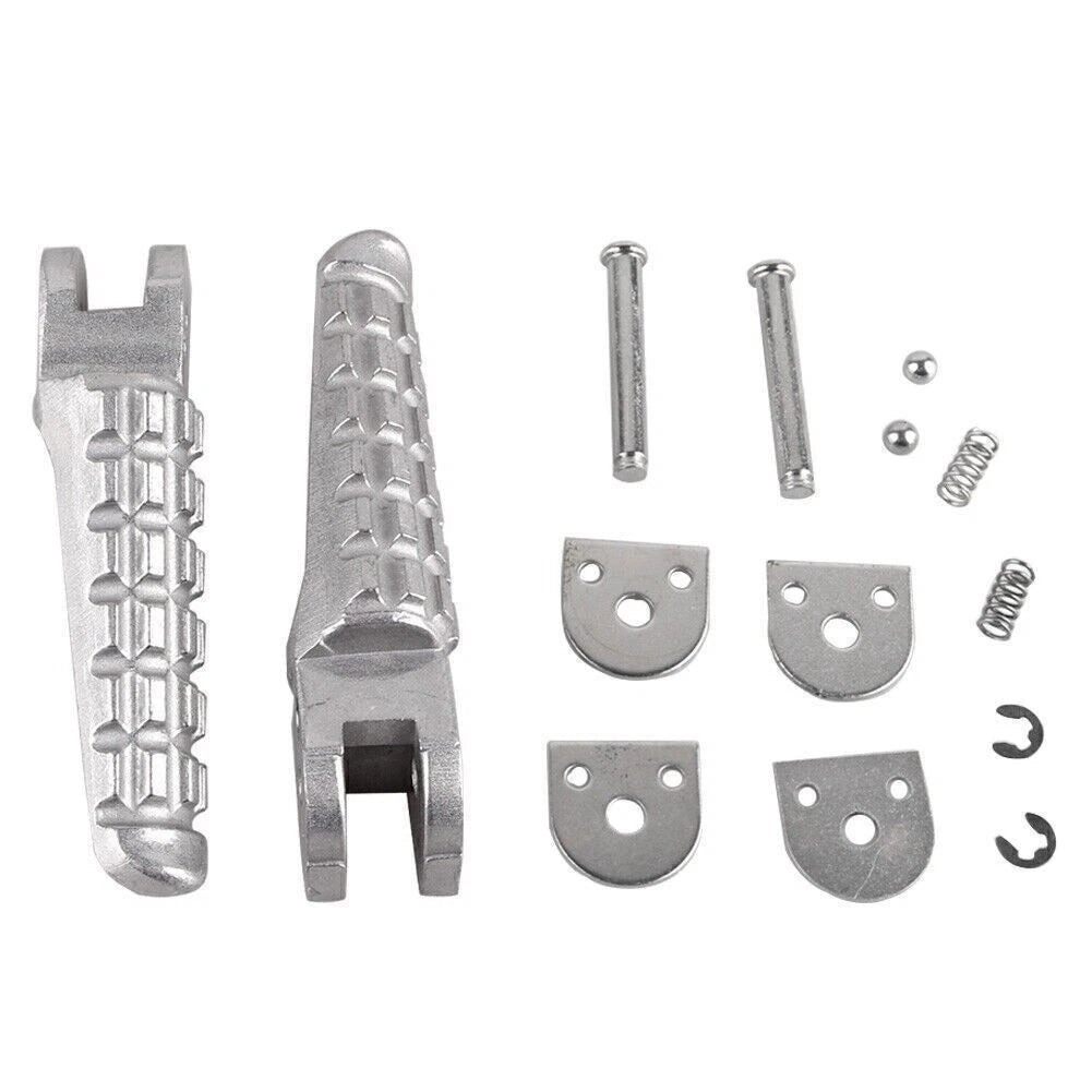 Chrome Rear Passenger Foot Pegs for Ducati Monster 696 796 (2009–2014)