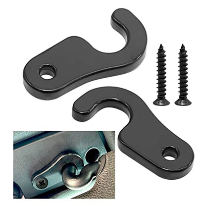 Set of 2 Sun Visor Clips for Jeep (2018–Present) Black Color