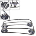 Chrome Fuel Tank Rack for Triumph Bonneville T100 T120 Thruxton Scrambler 900 (2001–2023)