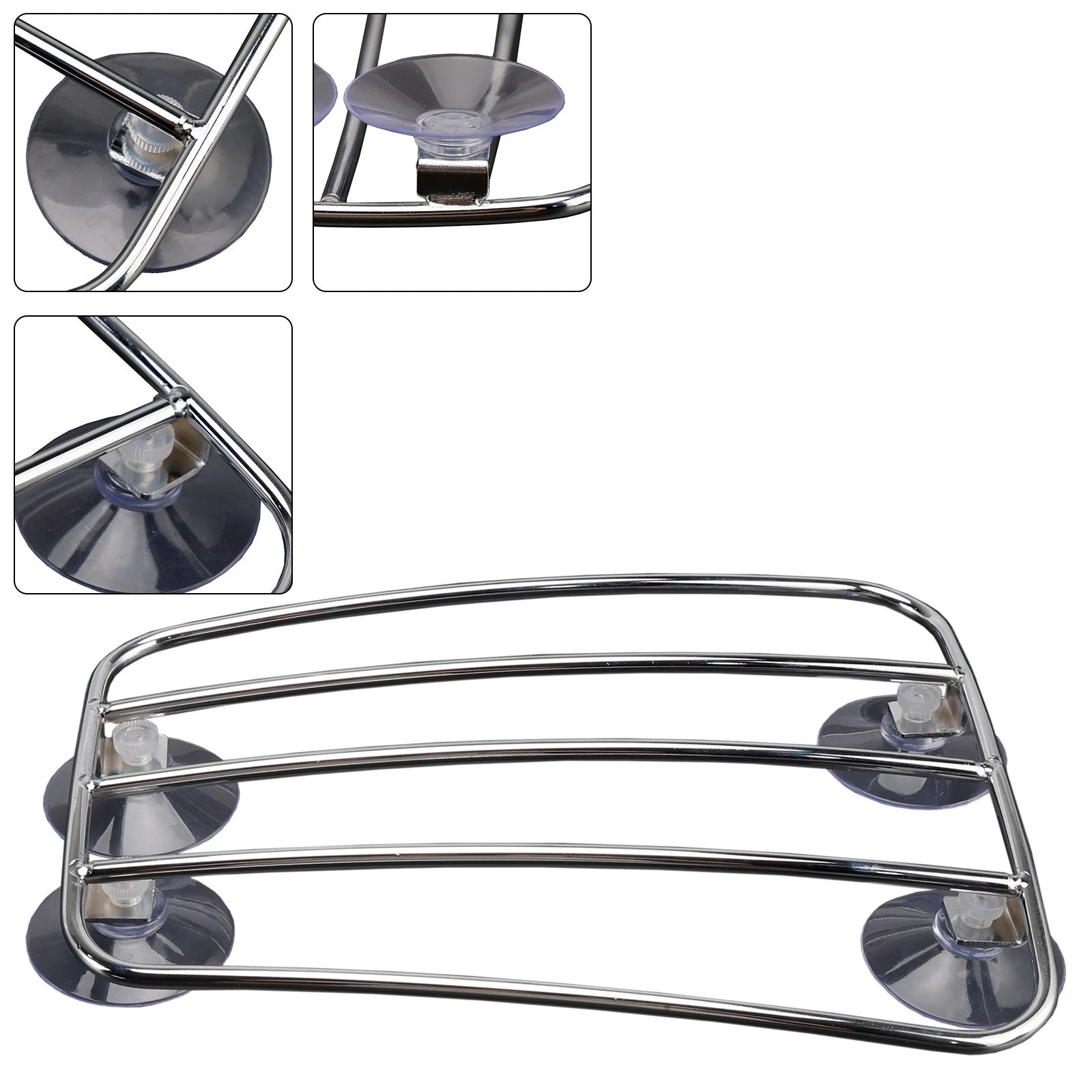 Chrome Fuel Tank Rack for Triumph Bonneville T100 T120 Thruxton Scrambler 900 (2001–2023)