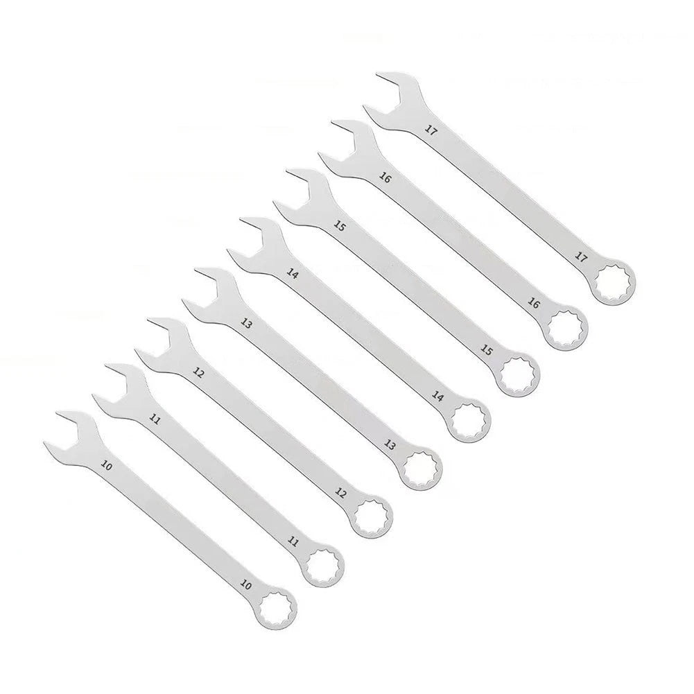 Steel Open End Wrench Set of 2 (3mm, 4mm) Thin Design Adjustable Spanner