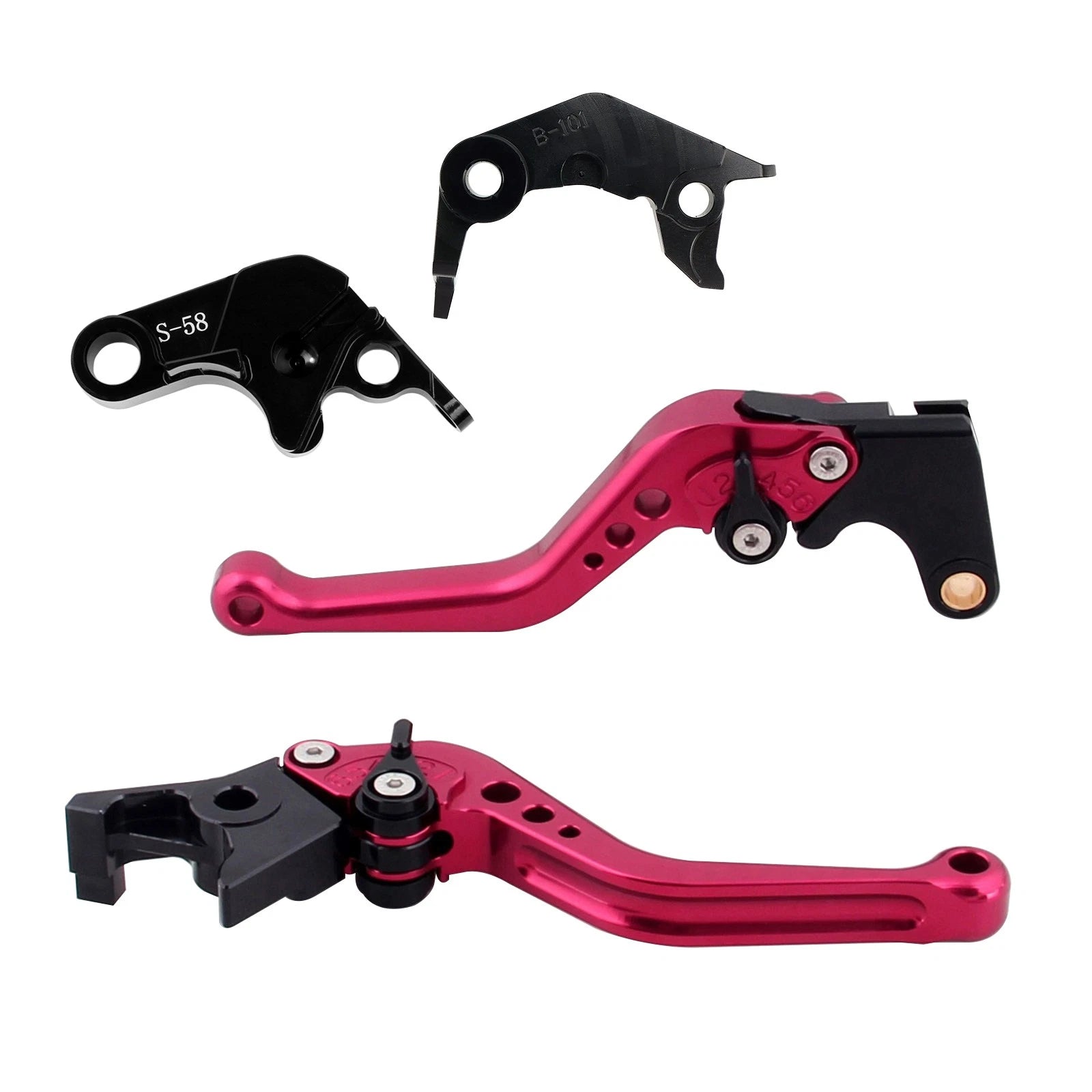 Short Clutch Brake Lever for Yamaha YZF R7 MT-10/SP FZ-10/SP (2022–2023)