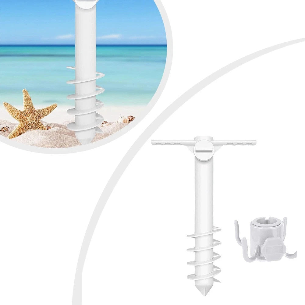 Sand Anchor Hook Set for Beach Umbrellas and Canopies
