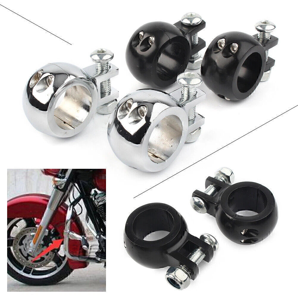 1-1/4" Engine Crash Bar Highway Foot Peg Mount Bracket for Harley (Universal)