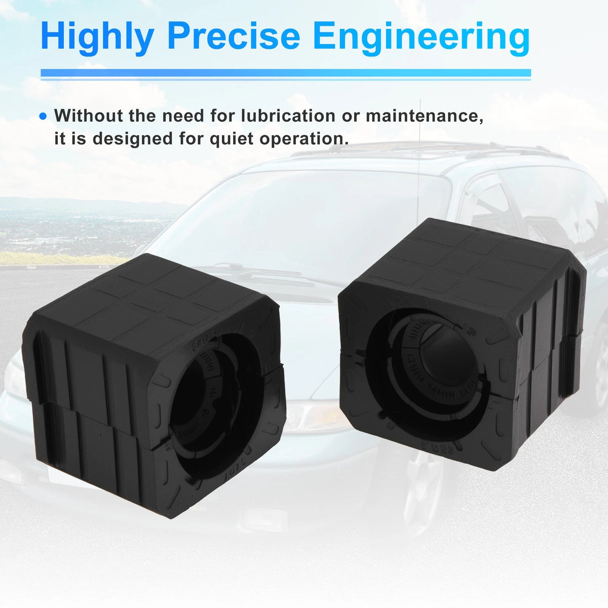 Set of 2 Stabilizer Sway Bar Bushing Kit for Porsche Panamera (2010–2016) 97034379400