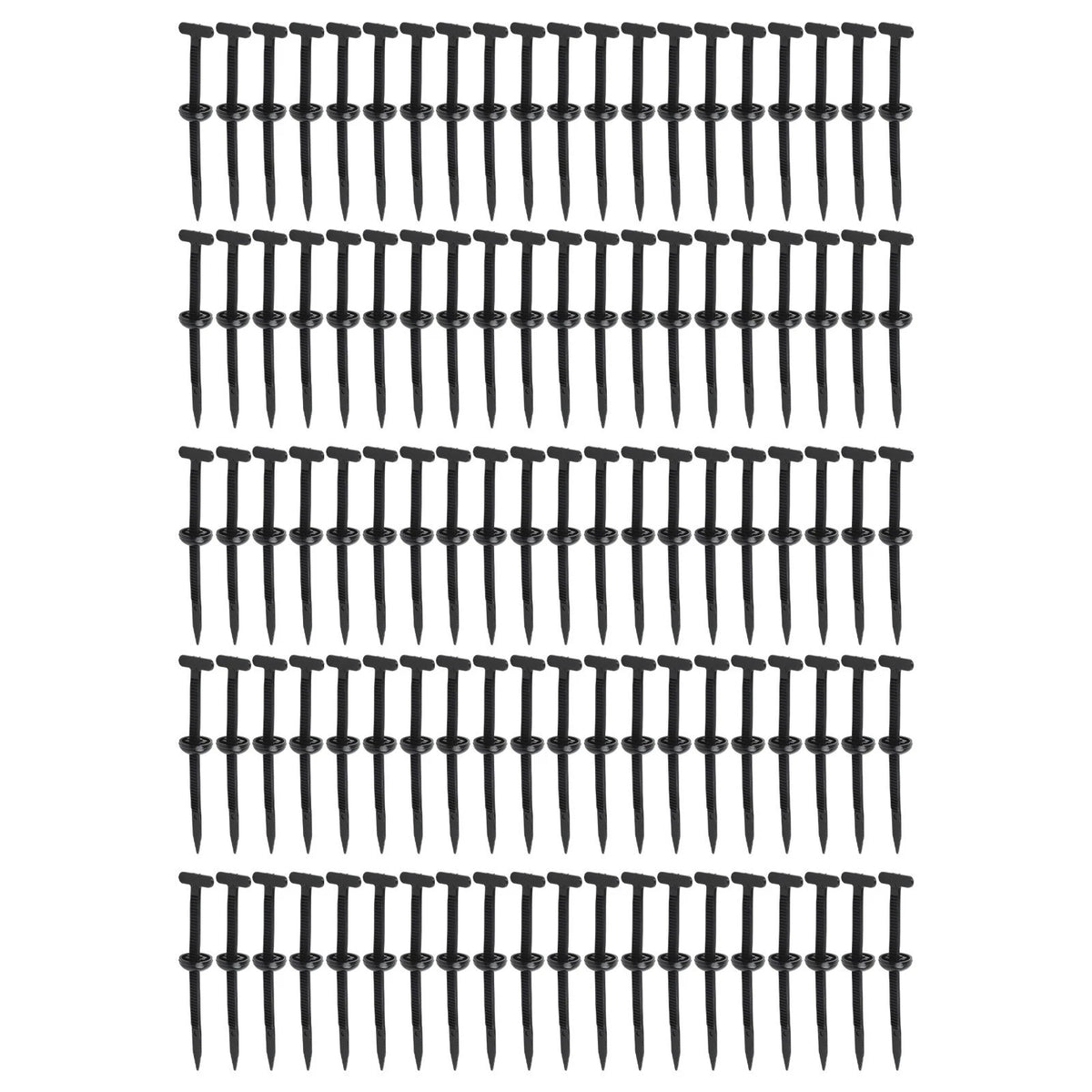 100pcs Nylon Cable Ties for Cars - Self Locking Fasteners