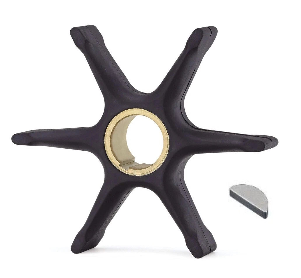 Water Pump Impeller with Key 308928 for Johnson Evinrude (1970–2023)