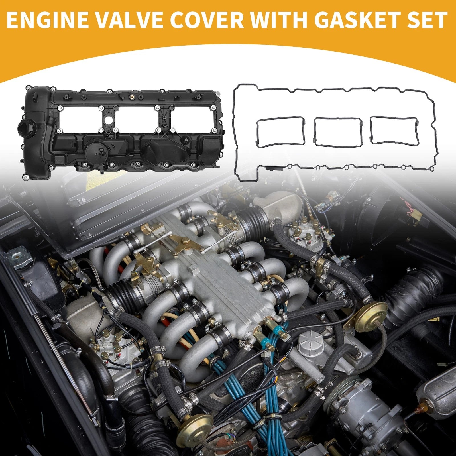 Engine Valve Cover Gasket Set for BMW M2 3.0L (2019–2021)