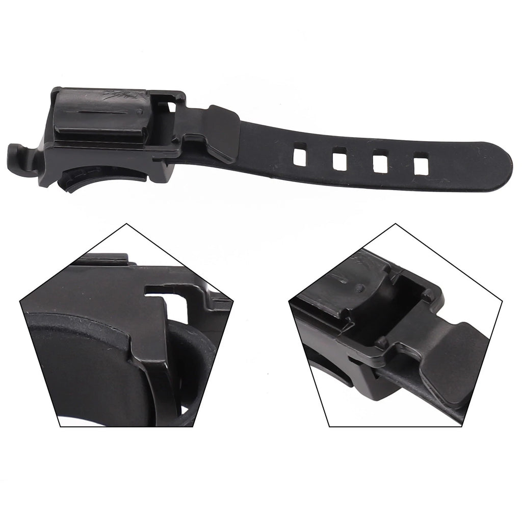 Bicycle Light Clip for Bike (1 Pc) - ABS Black Adaptor