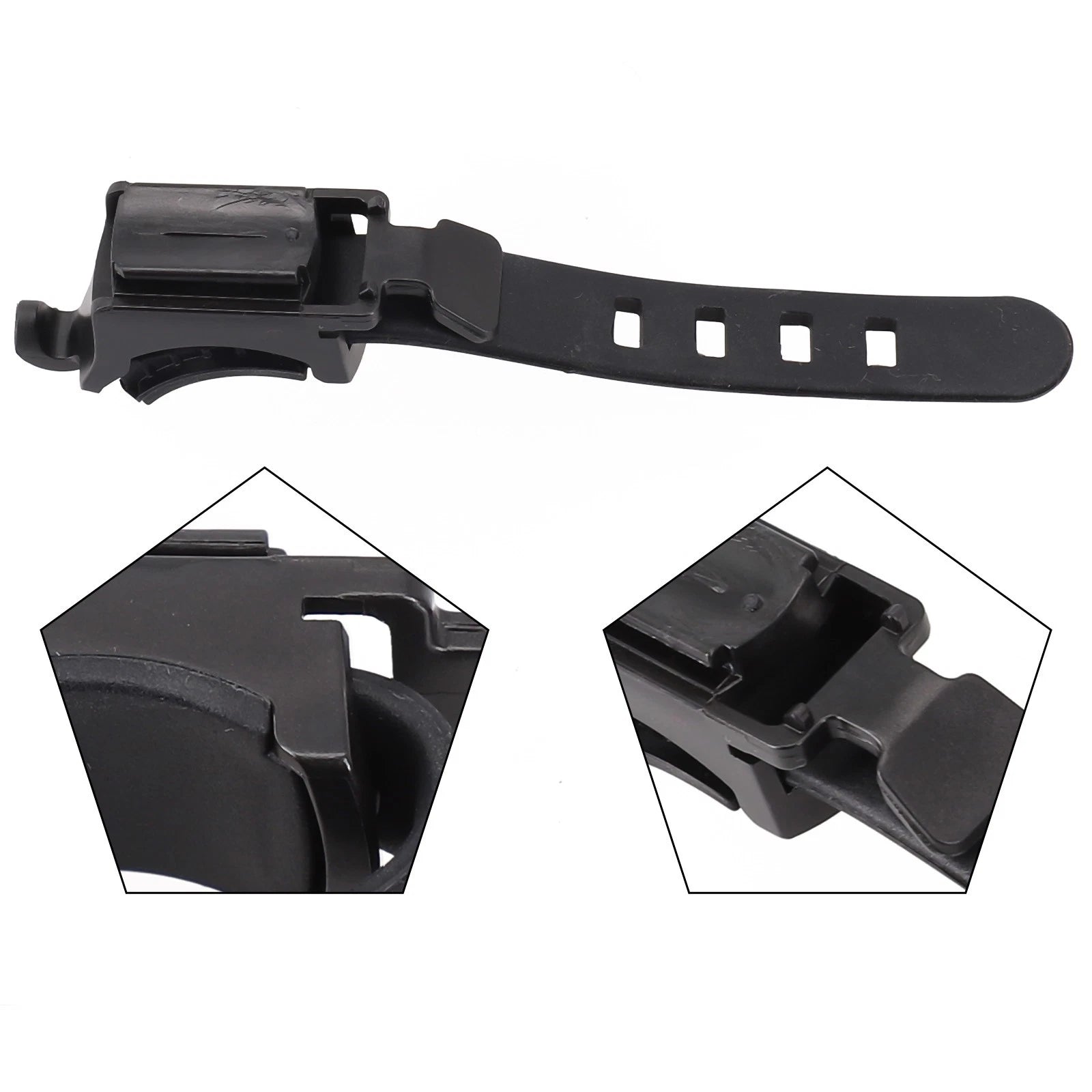 Bicycle Light Clip for Bike (1 Pc) - ABS Black Adaptor