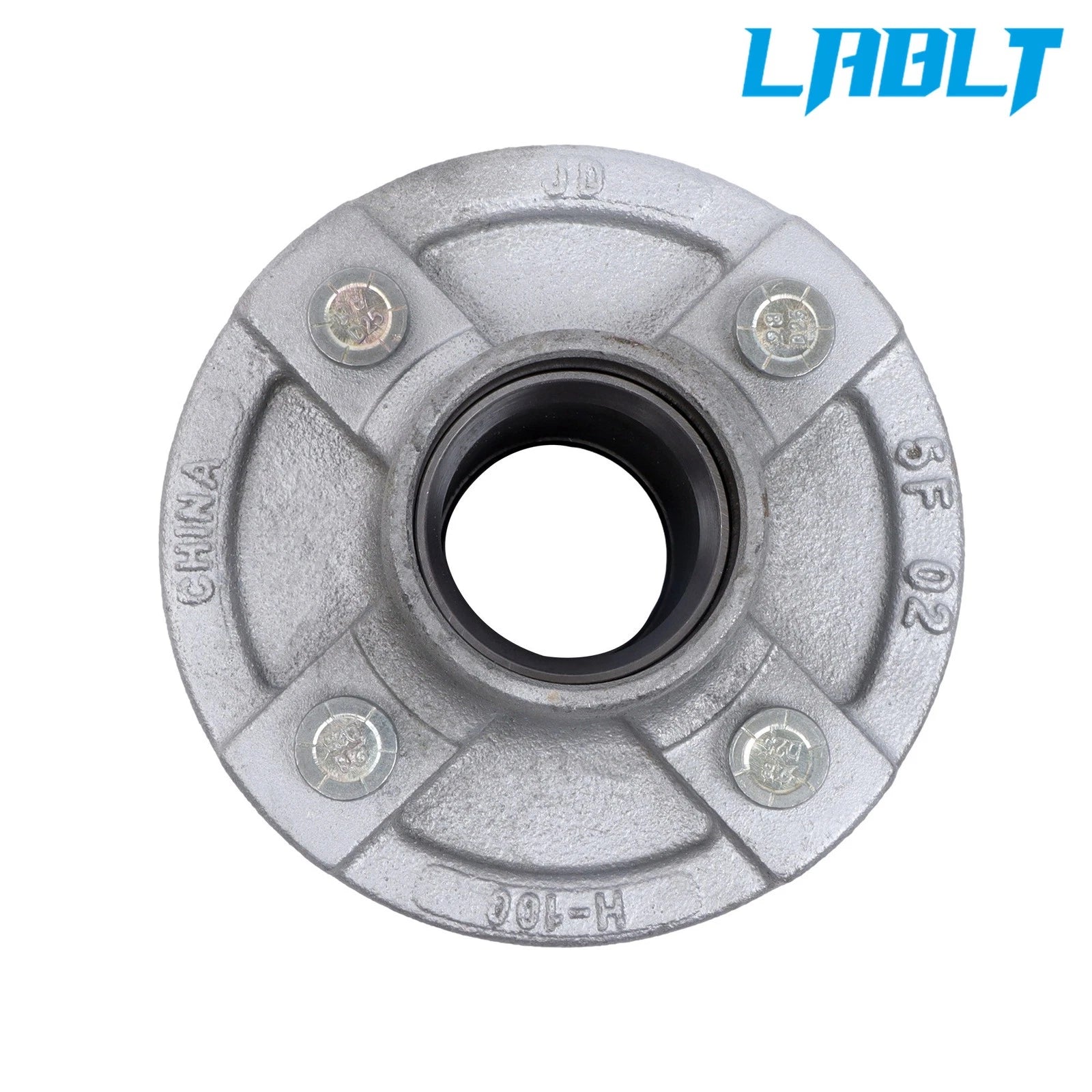 2 Pack Trailer Hub Kit 4 on 4" for 2000 lbs Spindle (Galvanized)