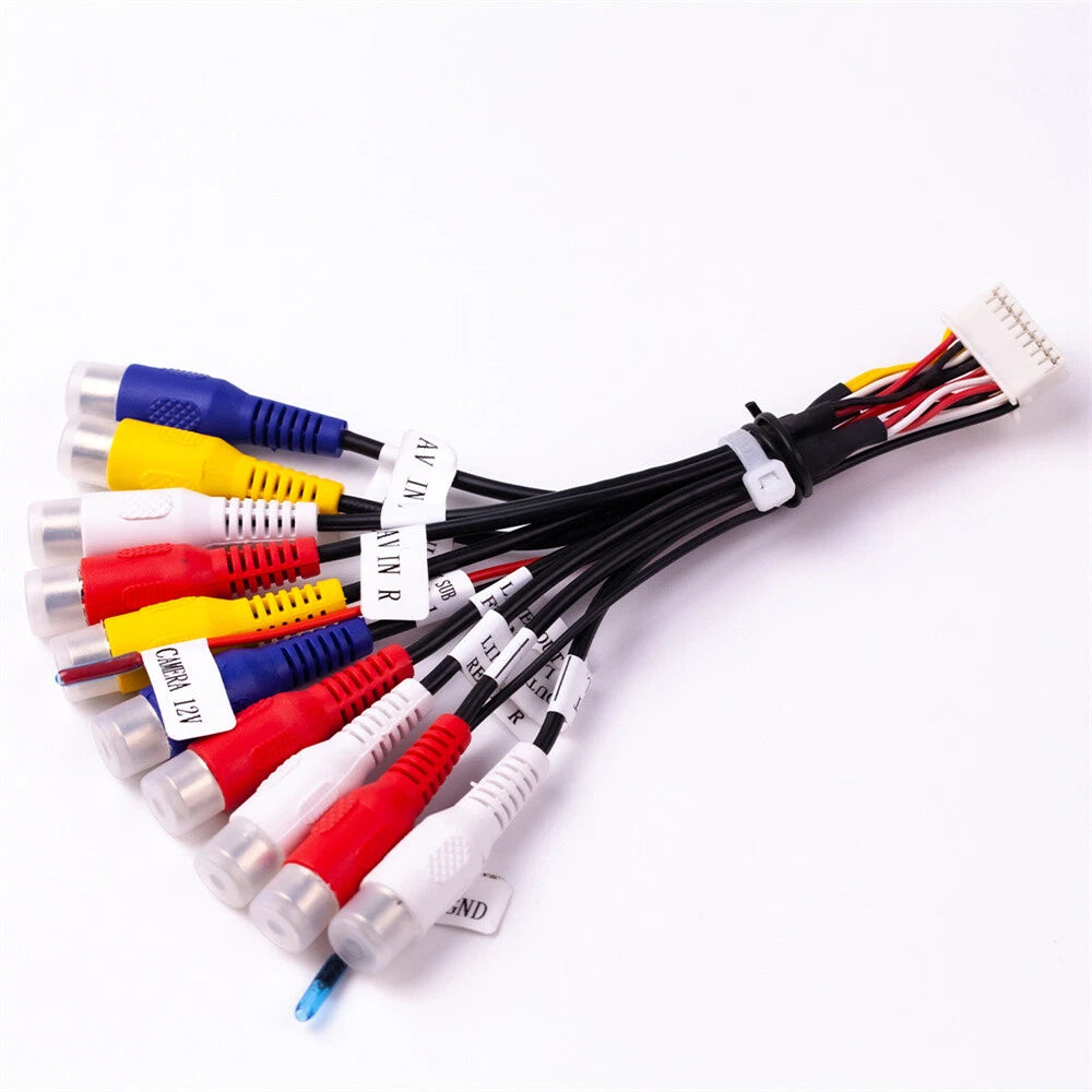 18 Pin AV Input Output & Camera Cable Connector Plug for XDCPA10BT
