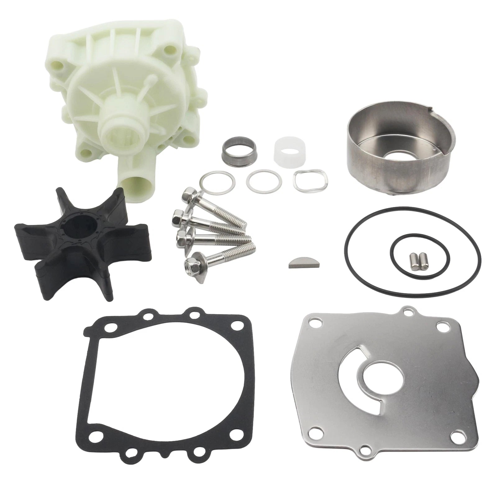 Water Pump Repair Service Kit for Yamaha Outboard (61A-W0078-01, 61A-W0078-A2)