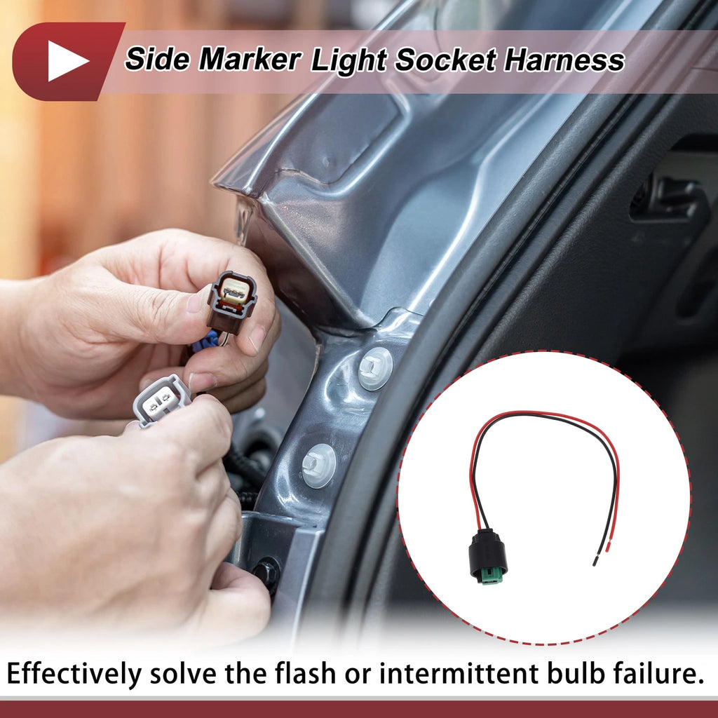 Side Marker Light Socket Wiring Replacement for BMW 1 Series 3 Series (1997–2013)