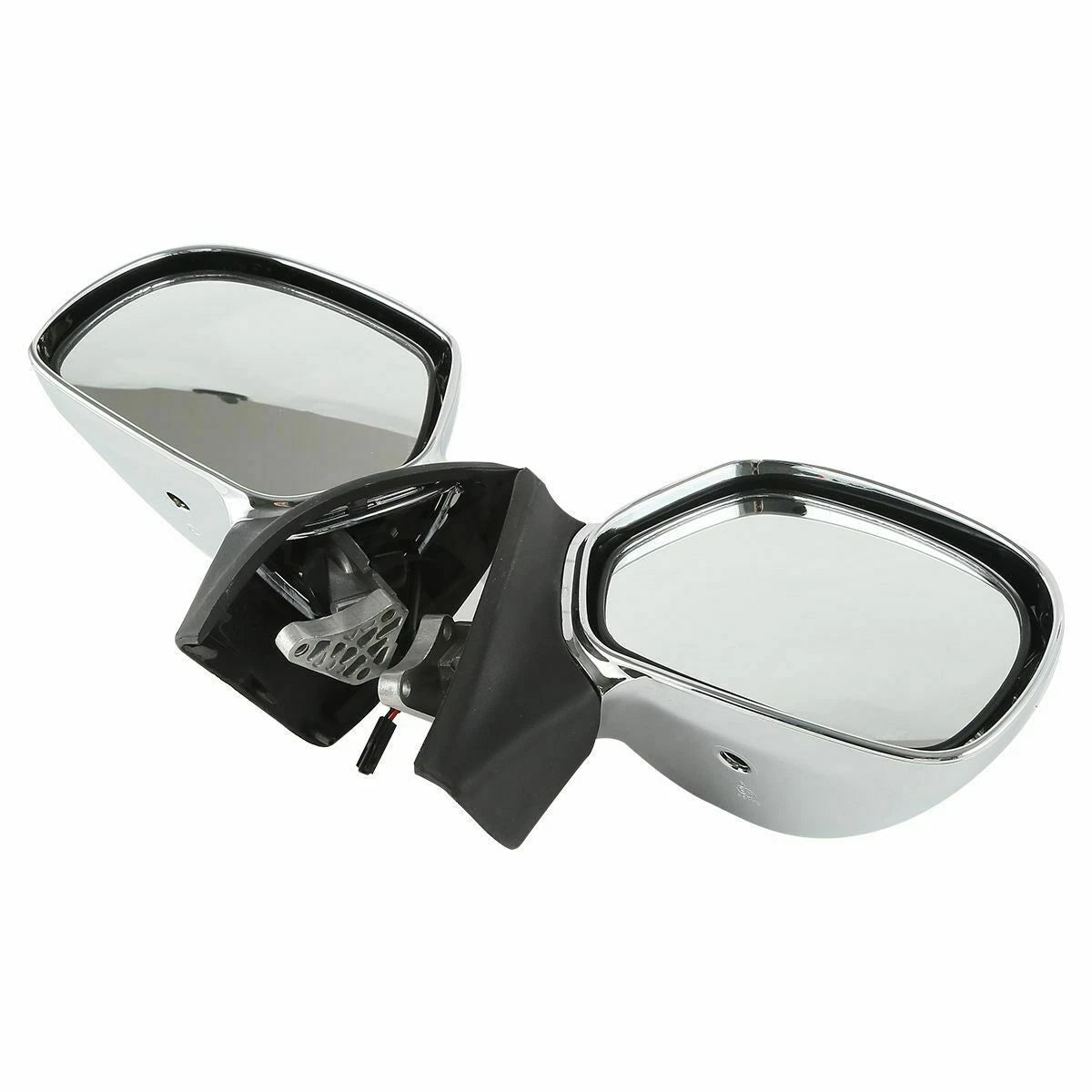 Clear Lens Chrome Rear View Mirrors for Honda Goldwing GL 1800 (2001–2017)