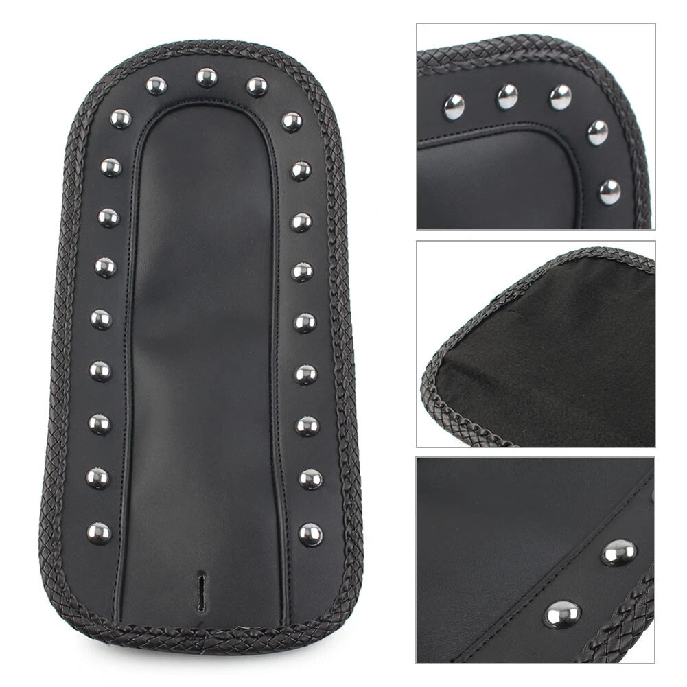Rear Fender Bib for Kawasaki Vulcan 1500 (1996–2008) - Black PU Leather
