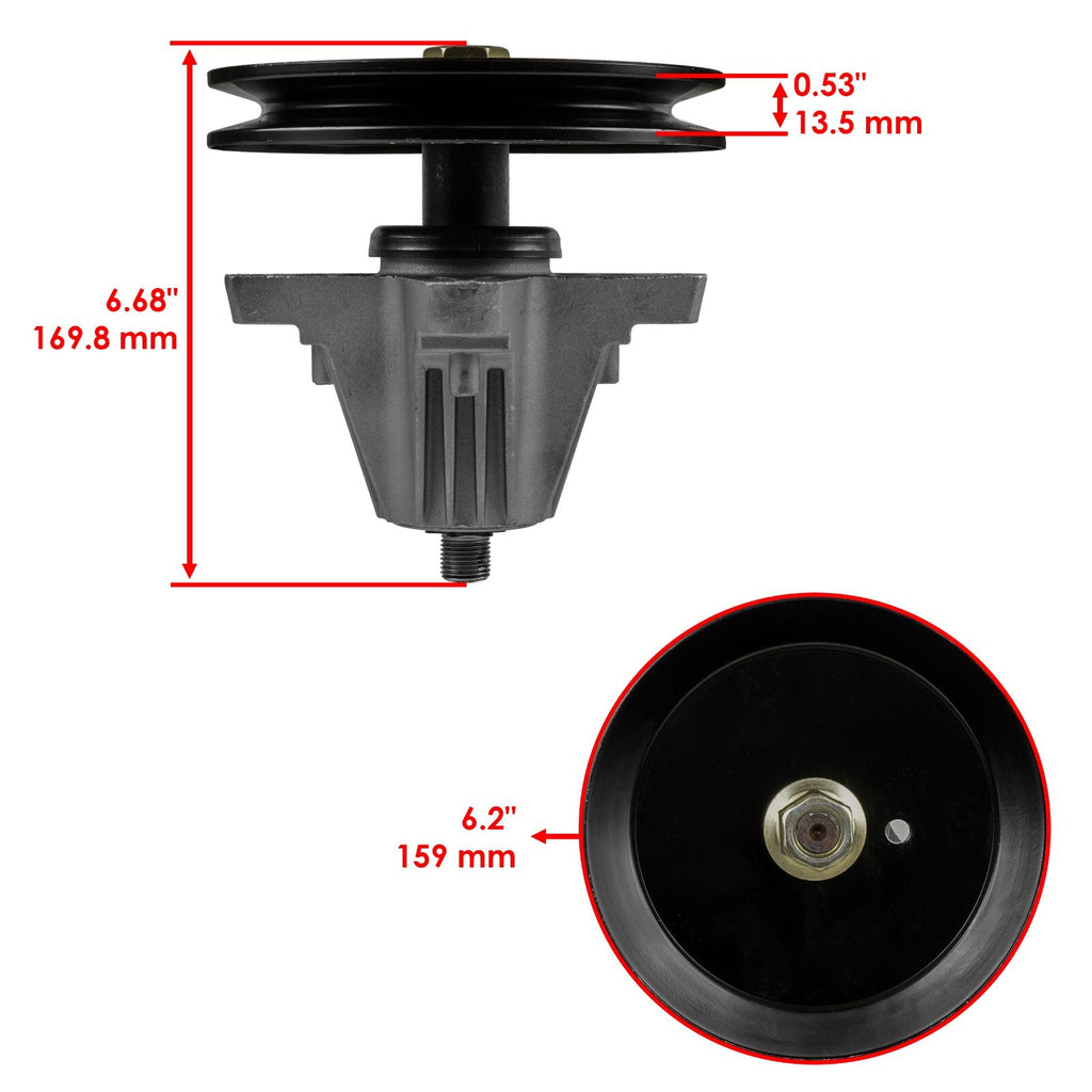 Spindle Assembly for MTD LT46 LX46 46 in Deck (2014–2018)