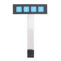 1 Piece Key Matrix Membrane Switch Control Panel for