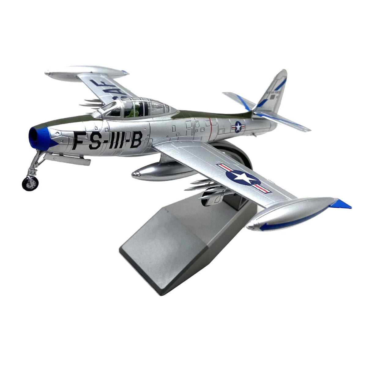 1:72 Scale Diecast Model for Republic F-84 Thunderjet (WWII)
