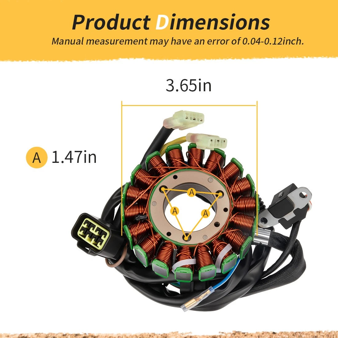 Flywheel Stator w/Gasket for Polaris Predator 500 (2003–2004) 3088159 3089451