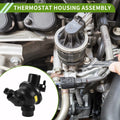 Engine Coolant Thermostat Housing Assembly for BMW 530i 2012-2013