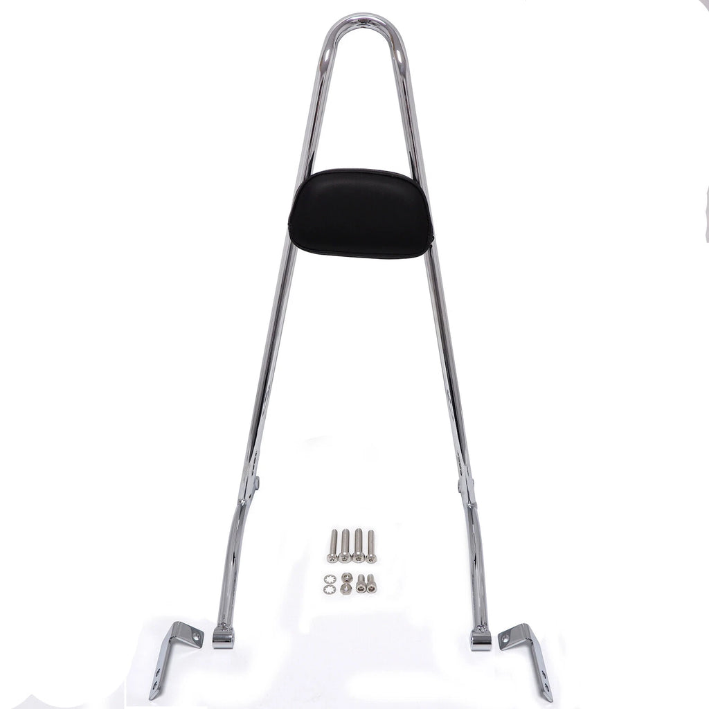 20" Chrome Passenger Backrest Sissy Bar for Harley Dyna FXD (2006–2017)