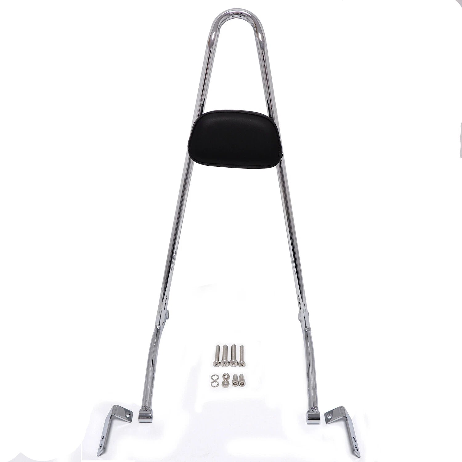20" Chrome Passenger Backrest Sissy Bar for Harley Dyna FXD (2006–2017)