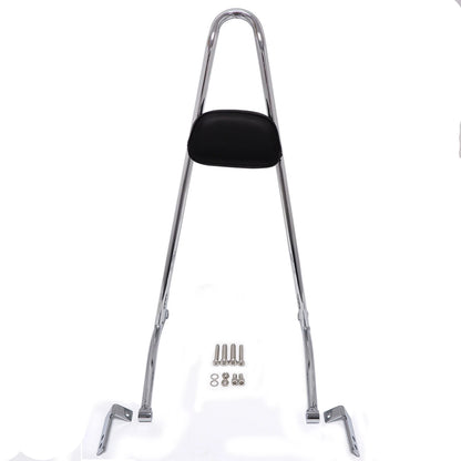 20" Chrome Passenger Backrest Sissy Bar for Harley Dyna FXD (2006–2017)