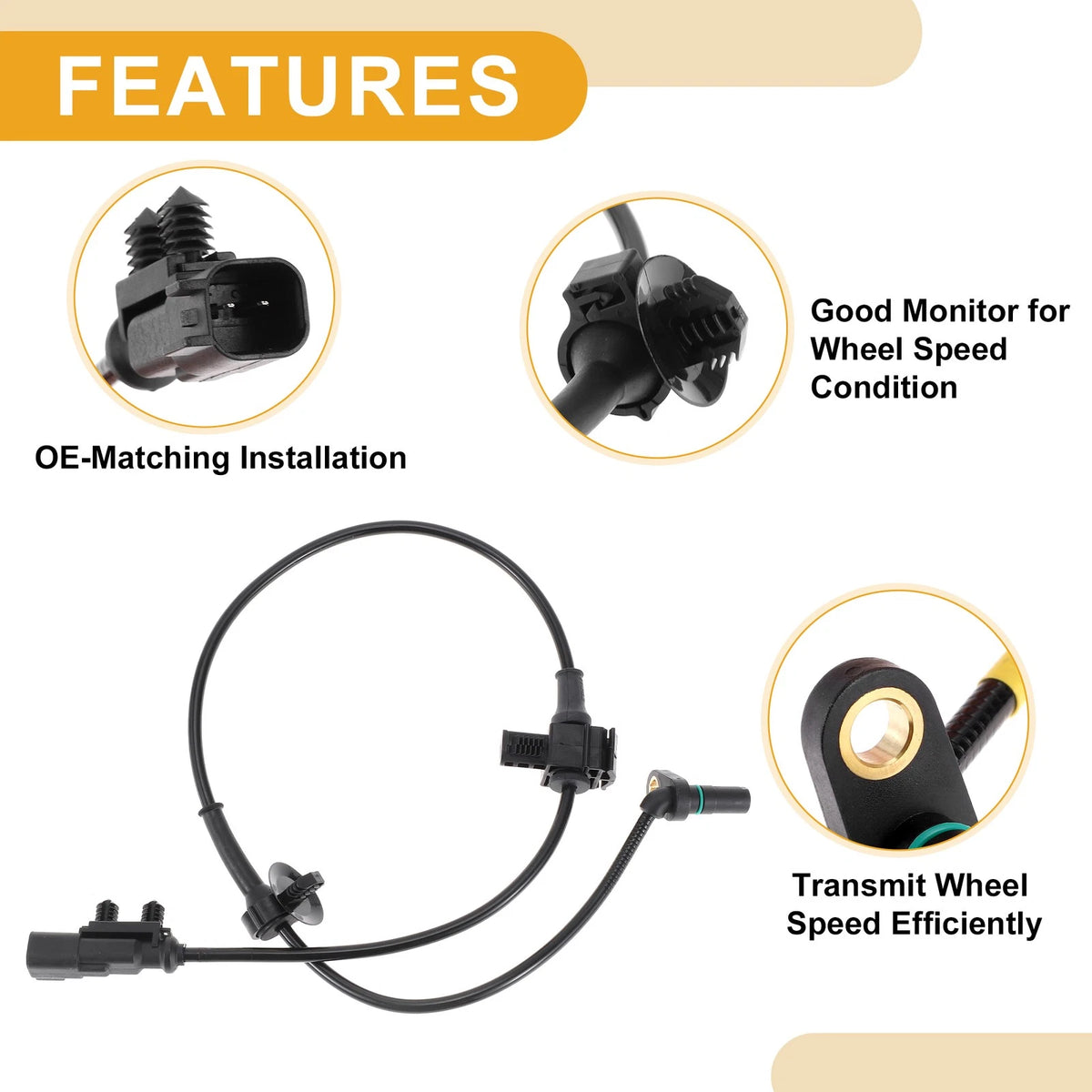 ABS Wheel Speed Sensor No. 84099767 for Chevrolet Suburban