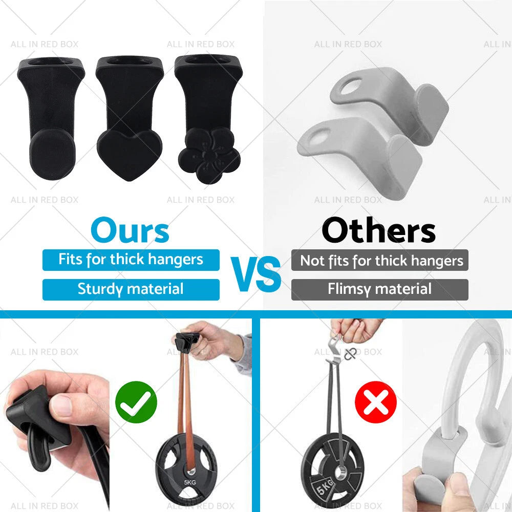 30PCS Clothes Hanger Connector Hooks for Closet Organizer