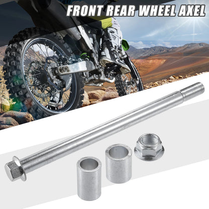 Set of 2 ATV Front Rear Axle M14 220mm with Bushing and Screw Bolt