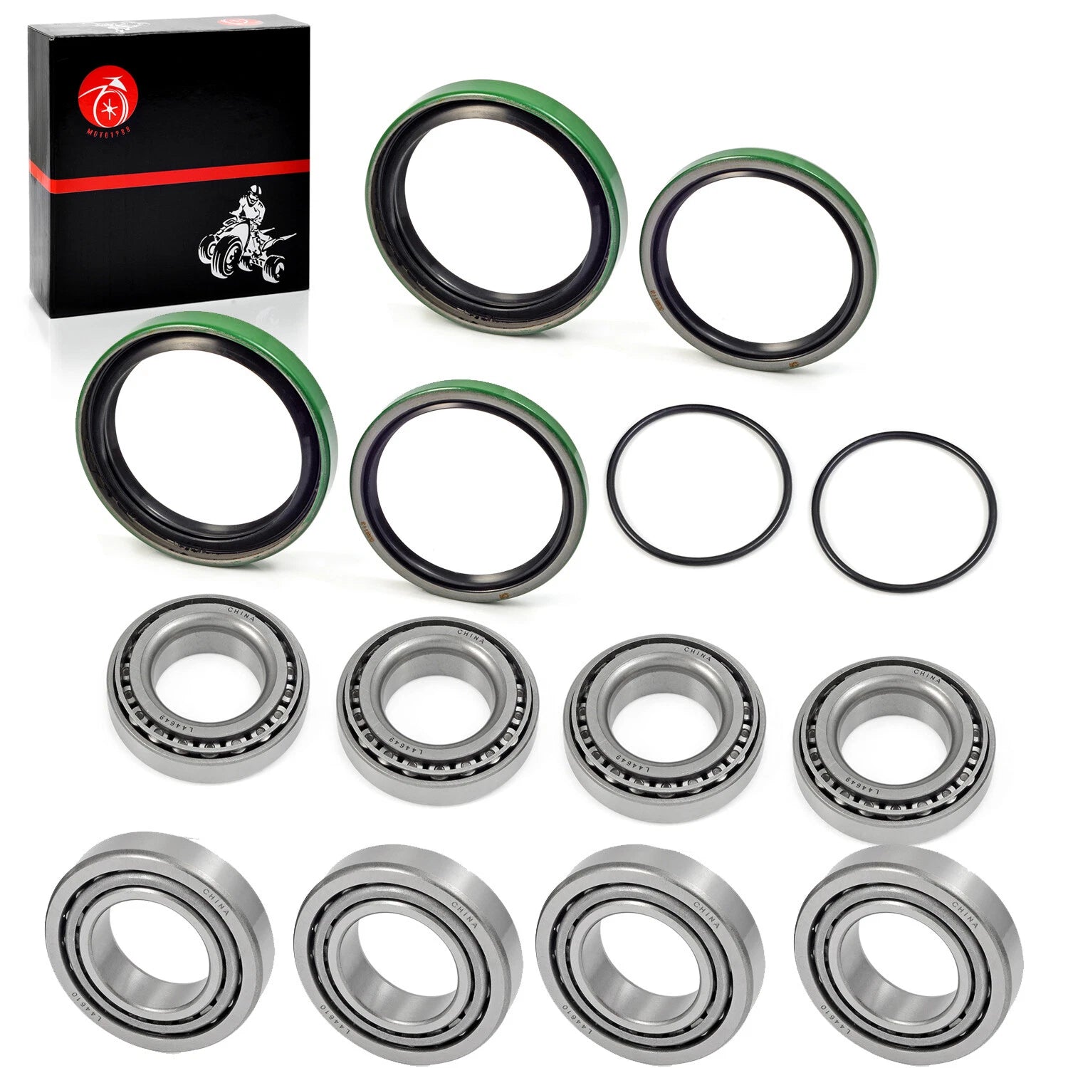 Front Wheel Hub Strut Bearings Seals for Polaris Sportsman 335 400 500 (1995–2008)