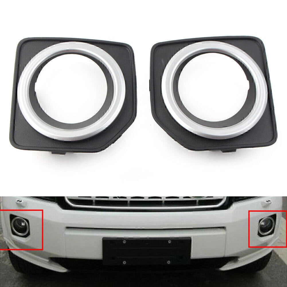 2X Front Bumper Fog Lamp Cover Bezel for Land Rover Freelander 2 (2014–2016)