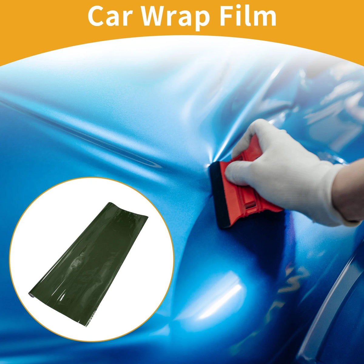 Car Wrap Film for Multiple Makes (244x152cm / 8ft x 5ft)