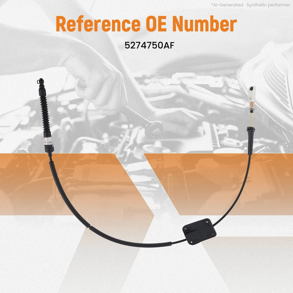 Auto Shift Cable for PT Cruiser (2001–2010) Neon (2000–2005) 5274750AF Black